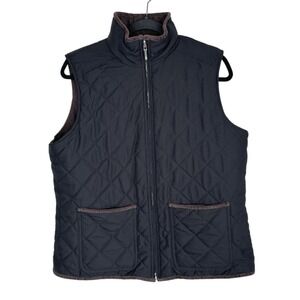 Lauren Ralph Lauren Reversible Quilted Vest Large Preppy Heritage Old Money